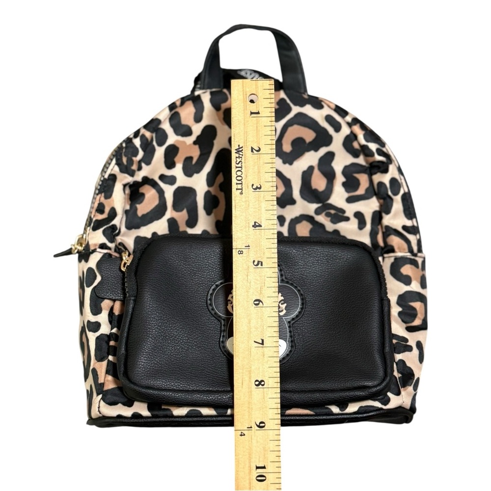 Disney Tan and Black Mini Backpack with Leopard Print - Picture 5 of 6